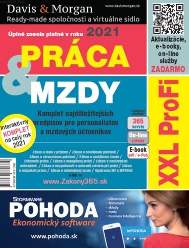 Práca & mzdy 2021: Úplné znenia platné v roku 2021