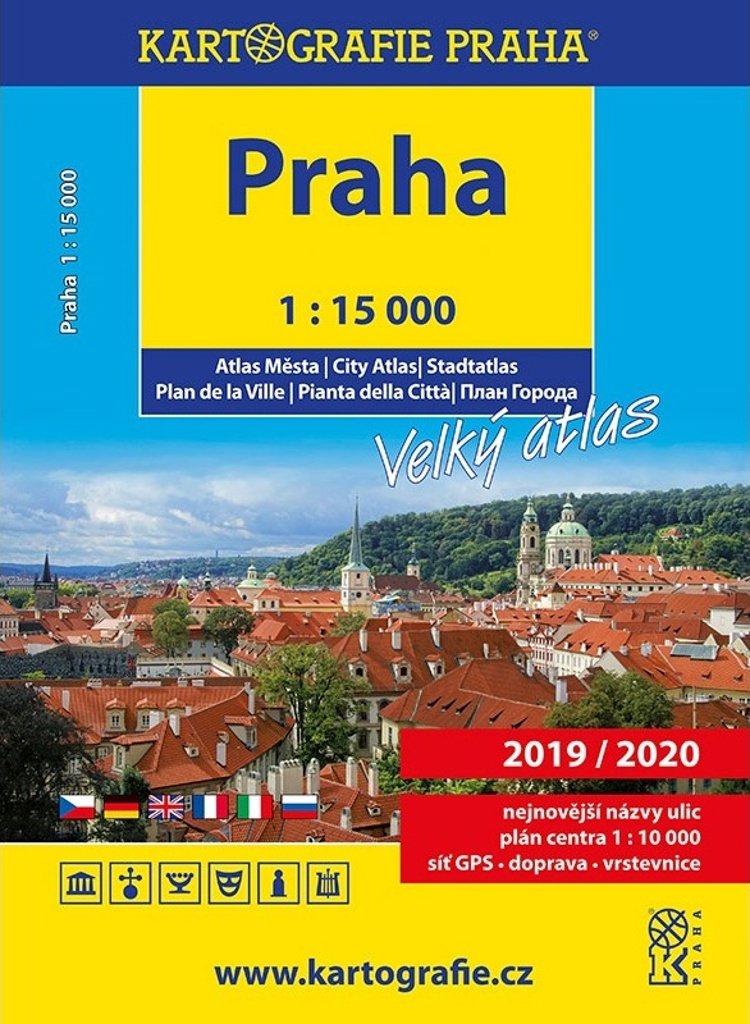 Praha 1 : 15 000: Velký atlas