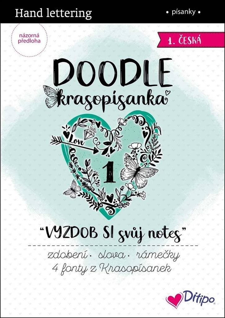 DOODLE Krasopísanky VYZDOB SI svůj notes: 1. česká