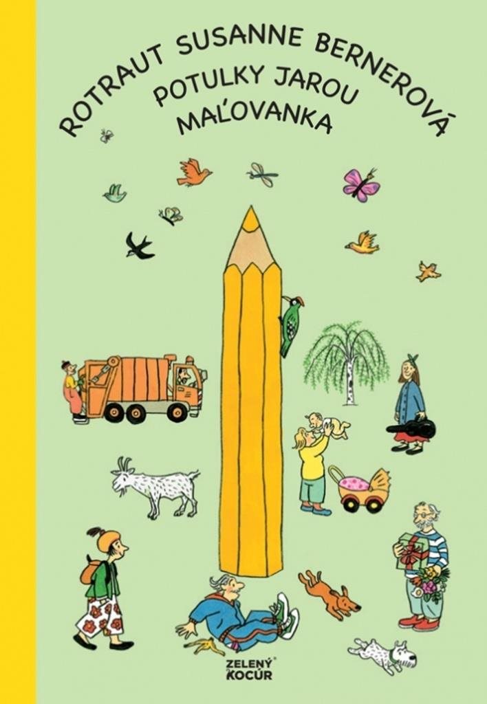 Omalovánka Potulky jarou s jarními motivy pro děti