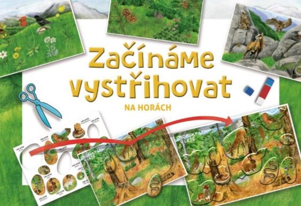 Začínáme vystřihovat Na horách - skvělá hračka pro děti od 3 let
