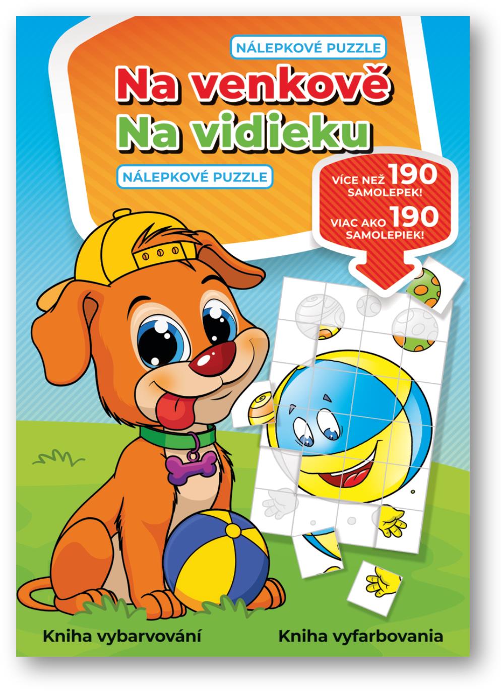 Na venkově Nálepkové puzzle: Na vidieku Nálepkové puzzle