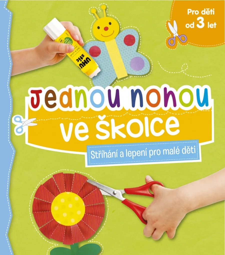Jednou nohou ve školce: Stříhání a lepení pro malé děti, pro děti od 3 let