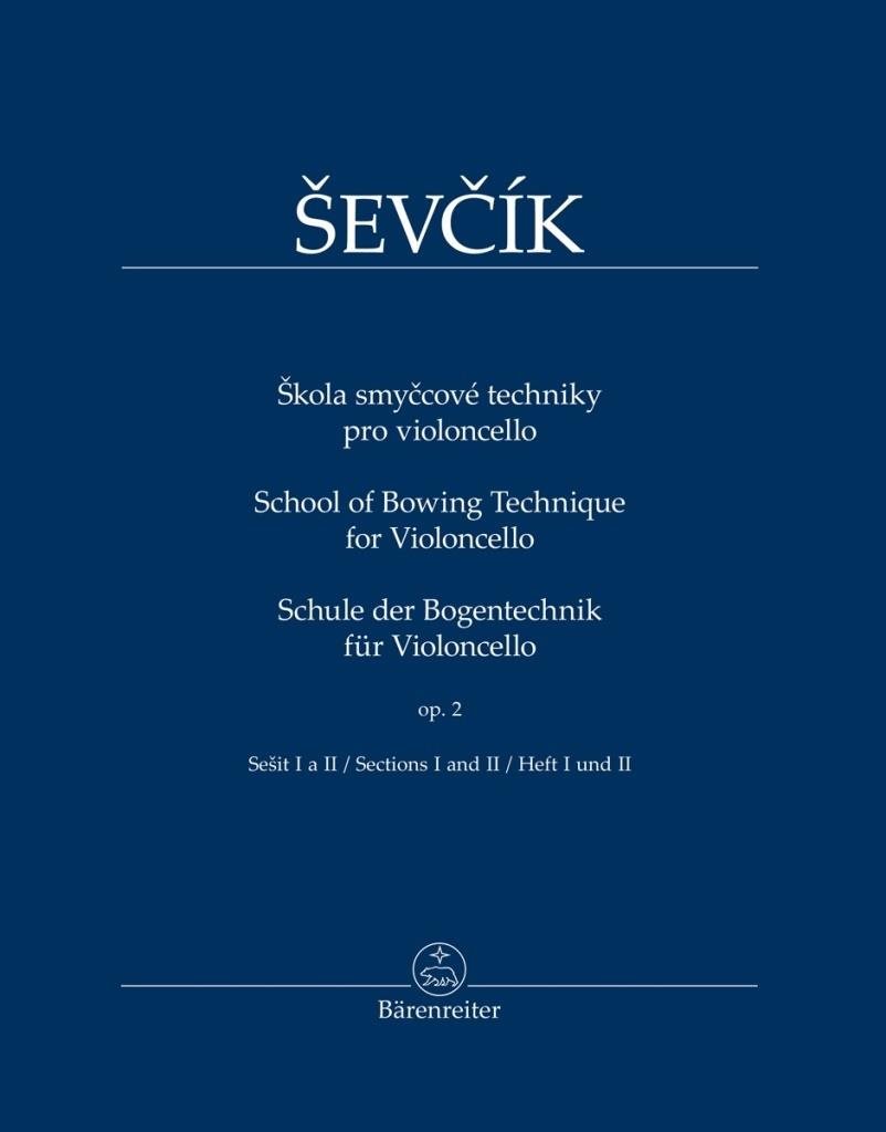 Škola smyčcové techniky pro violoncello: op. 2, sešit I a II