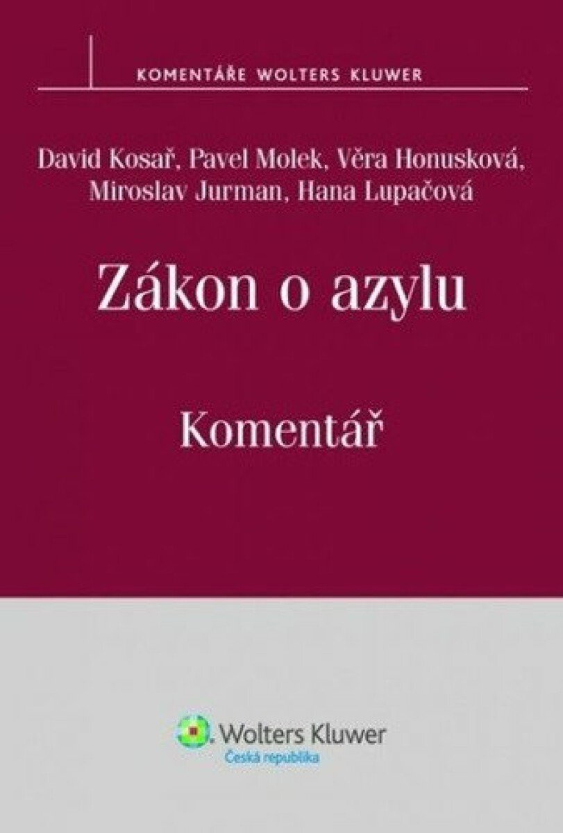 Kniha Zákon o azylu, komentář od Wolters Kluwer