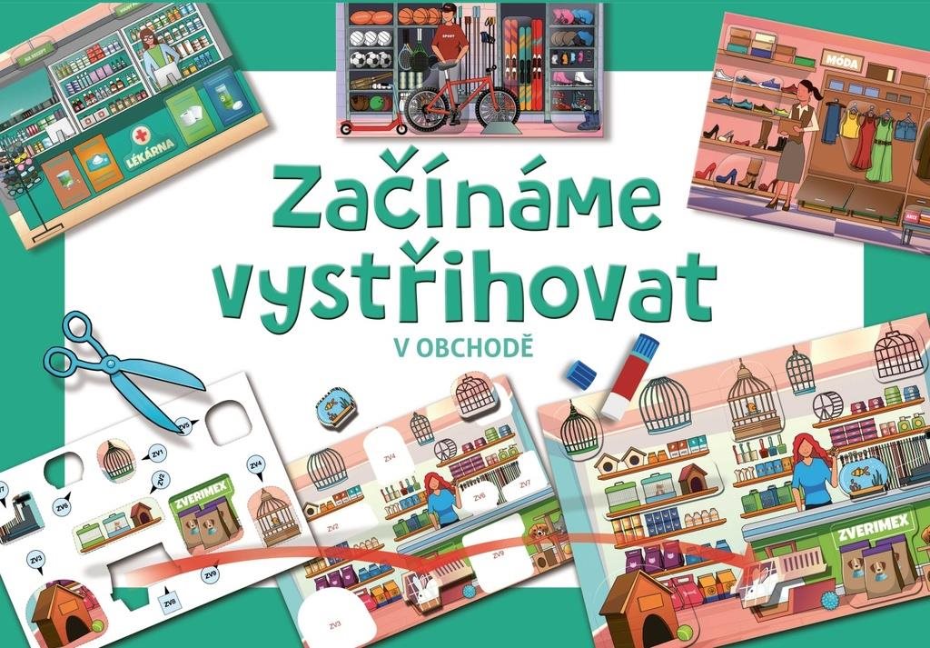 Začínáme vystřihovat V obchodě - skvělá hračka pro děti