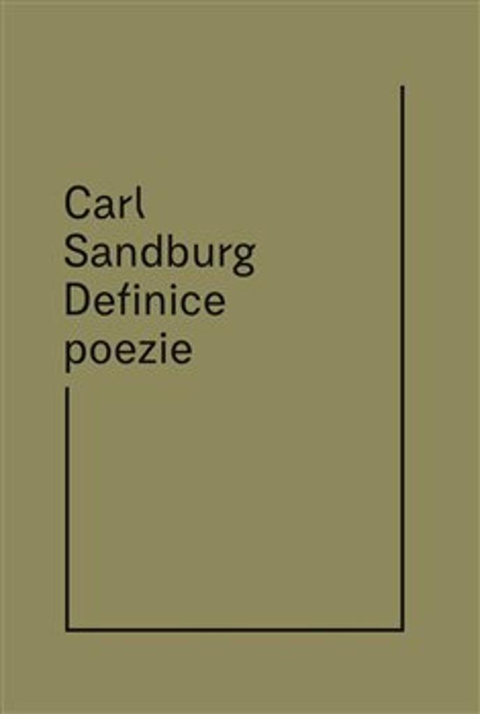 Definice poezie: Selected poems