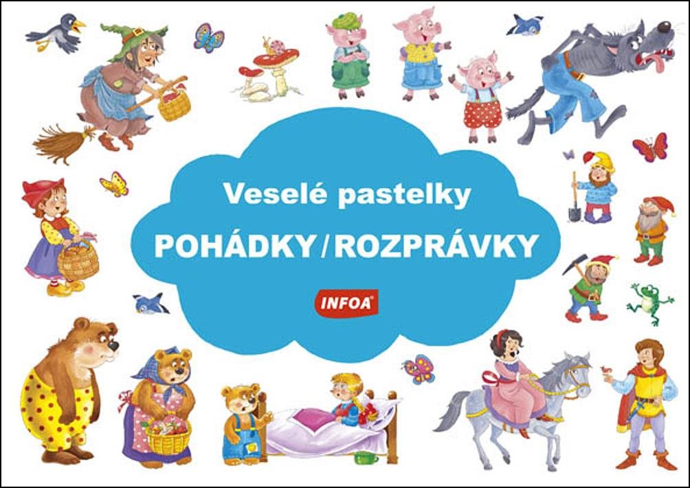 Veselé pastelky Pohádky/Rozprávky - ideální pro malé umělce