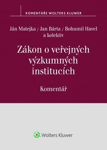 Obálka knihy Zákon o veřejných výzkumných institucích: Komentář