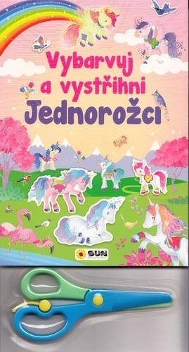 Vybarvuj a vystřihni Jednorožce - skvělý produkt pro děti