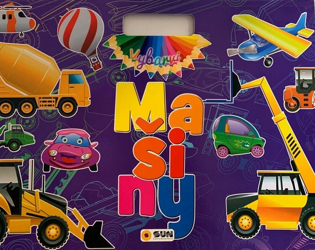 Vybarvi Mašiny - Univerzální barvy pro děti