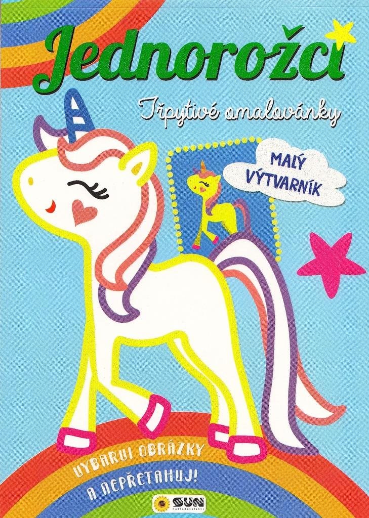 Jednorozci Třpytivé omalovánky: Malý výtvarník