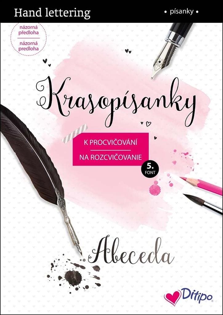 Krasopísanky Abeceda: k procvičování/na rozcvičovanie 5.font