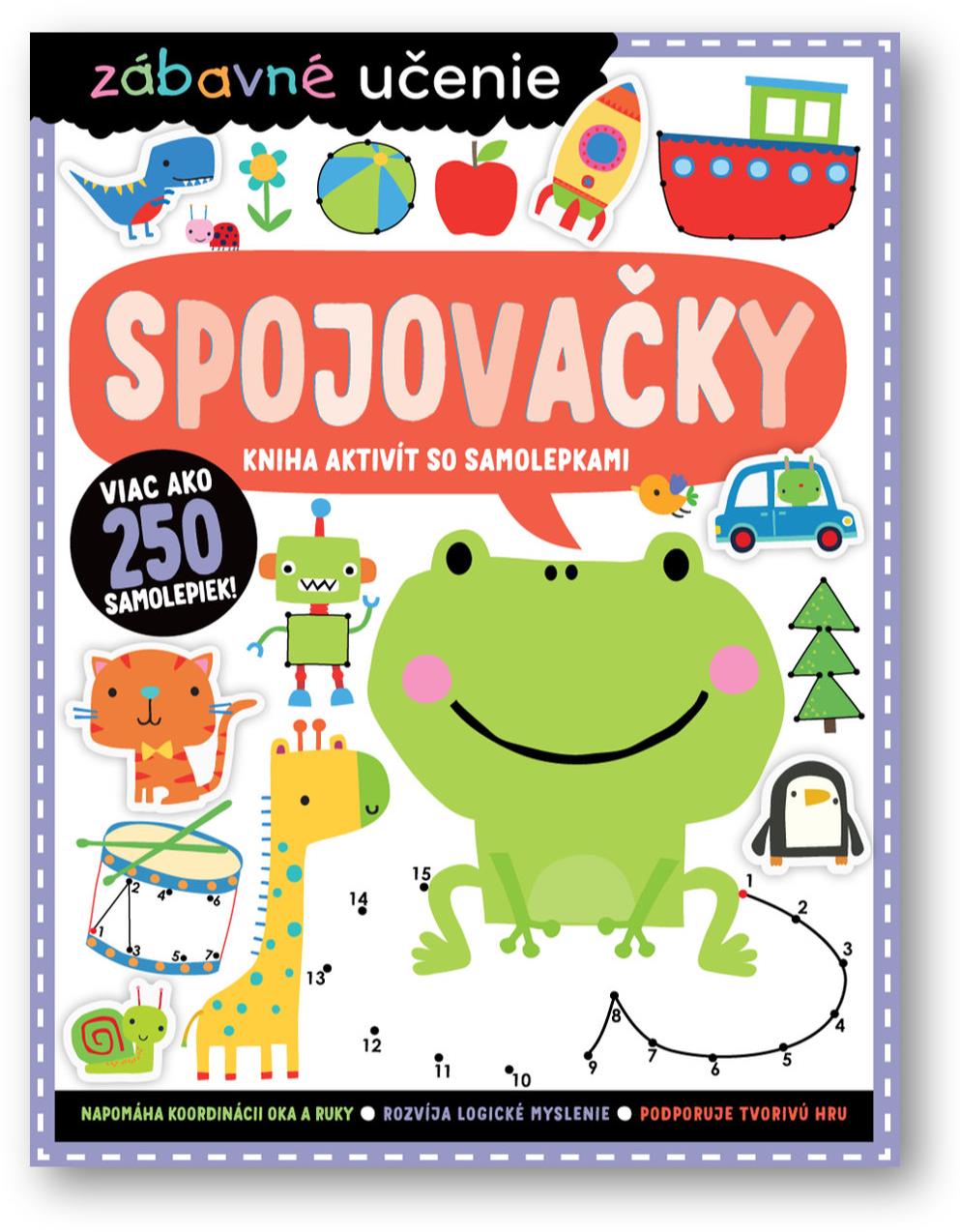 Spojovačky: kniha sktivít so samolepkami