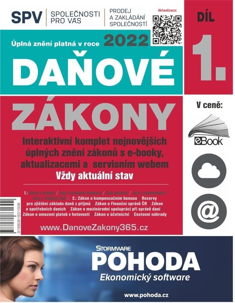 Daňové zákony 2022: Úplná znění platná v roce 2022