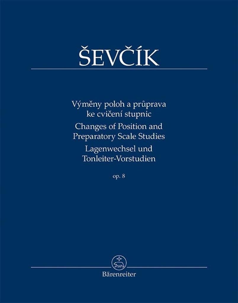 Výměny poloh a průprava ke cvičení stupnic op. 8