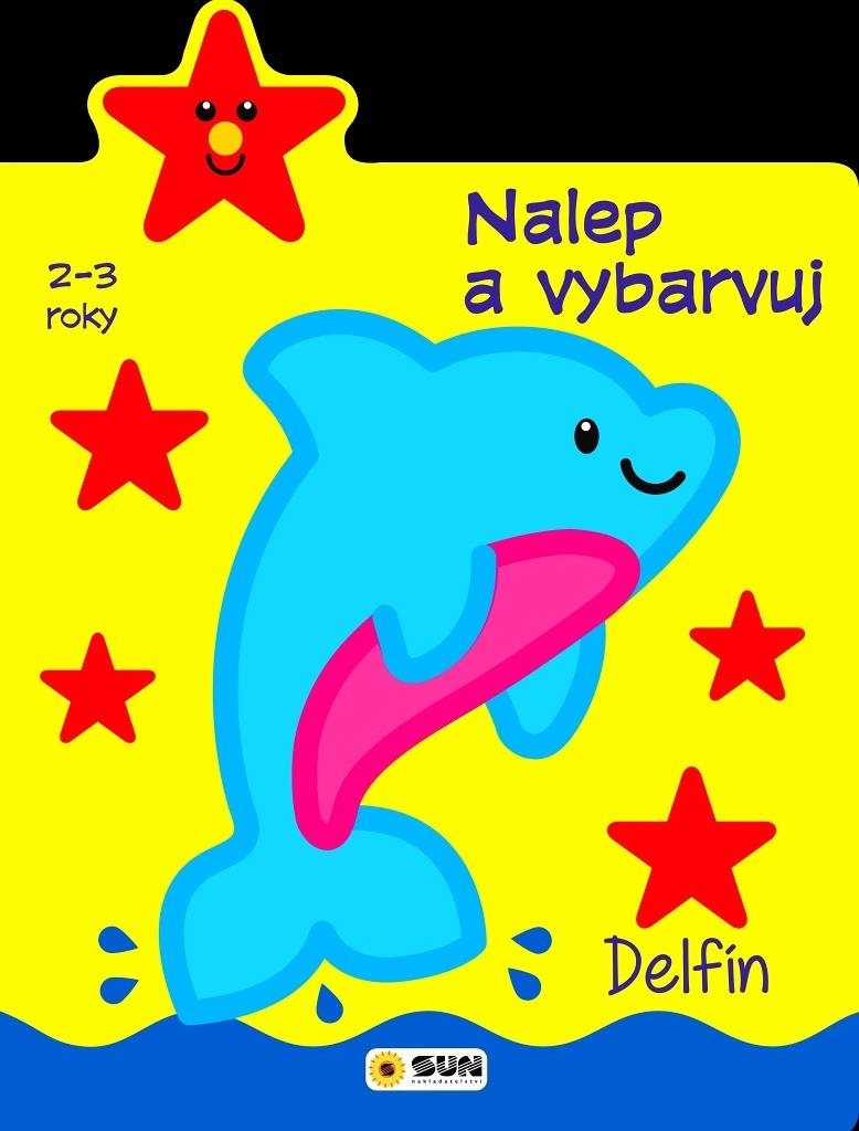Nalep a vybarvuj Delfín: 2 - 3 roky