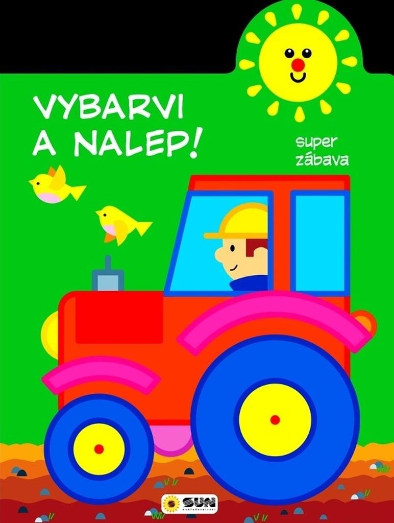 Vybarvi a nalep! Traktor: super zábava