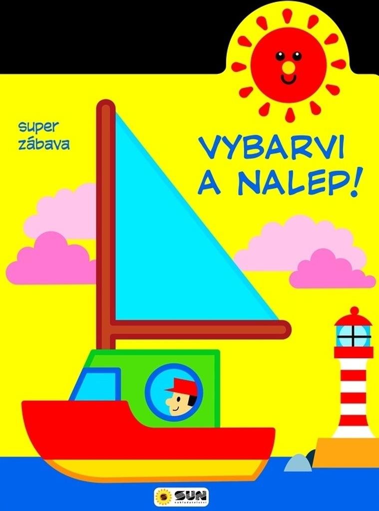 Vybarvi a nalep! Loďka: super zábava