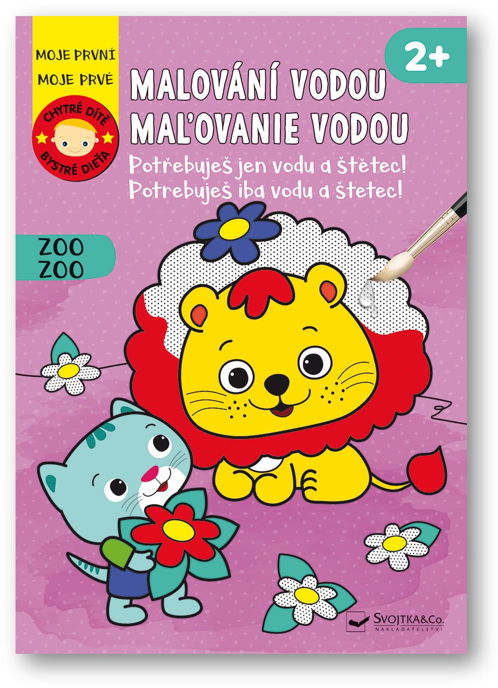 Malování vodou ZOO: Potřebuješ jen vodu a štětec!