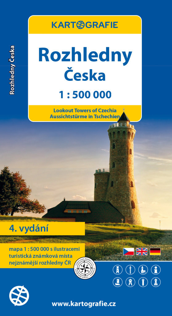 Rozhledny Česka: 1:500 000