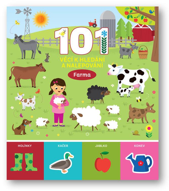101 věcí k hledání a nalepování Farma