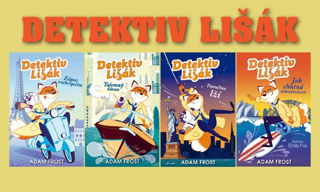 Balíček Detektiv Lišák: Zápas s nebezpečím, Tajemný závan, Pavučina lží, Jak chutná dobrodružství