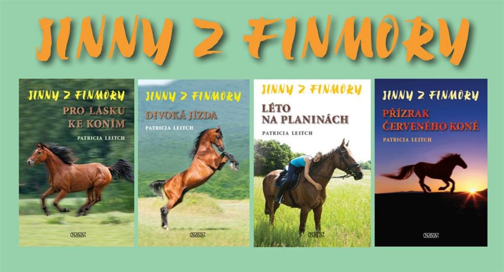 Balíček Jinny z Finmory: Pro lásku ke koním, Divoká jízda, Léto na planinách, Přízrak červeného koně