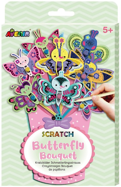 Škrabací obrázky - kytice