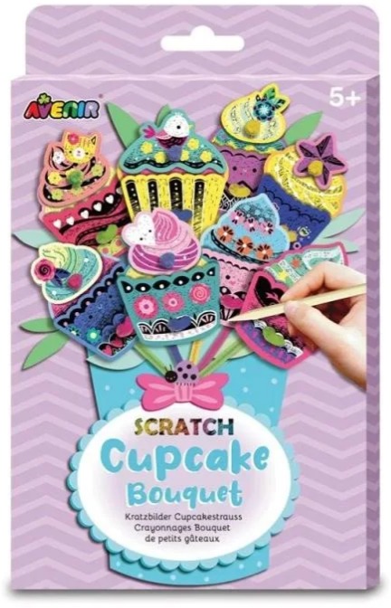 Škrabací obrázky - kytice