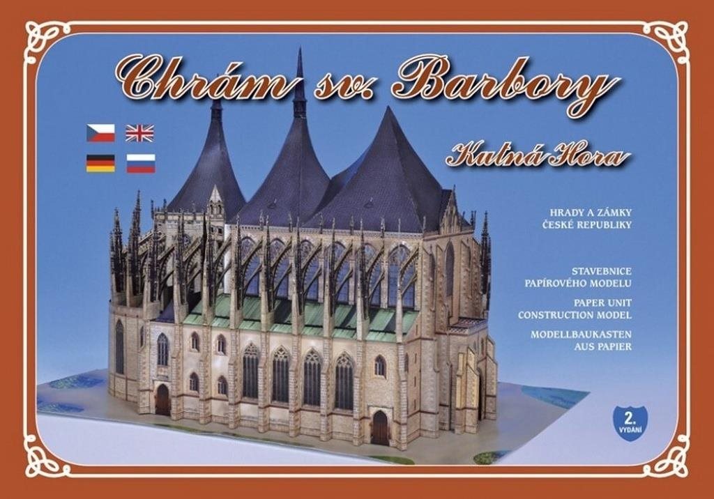 Chrám sv. Barbory Kutná Hora: Stavebnice papírového modelu