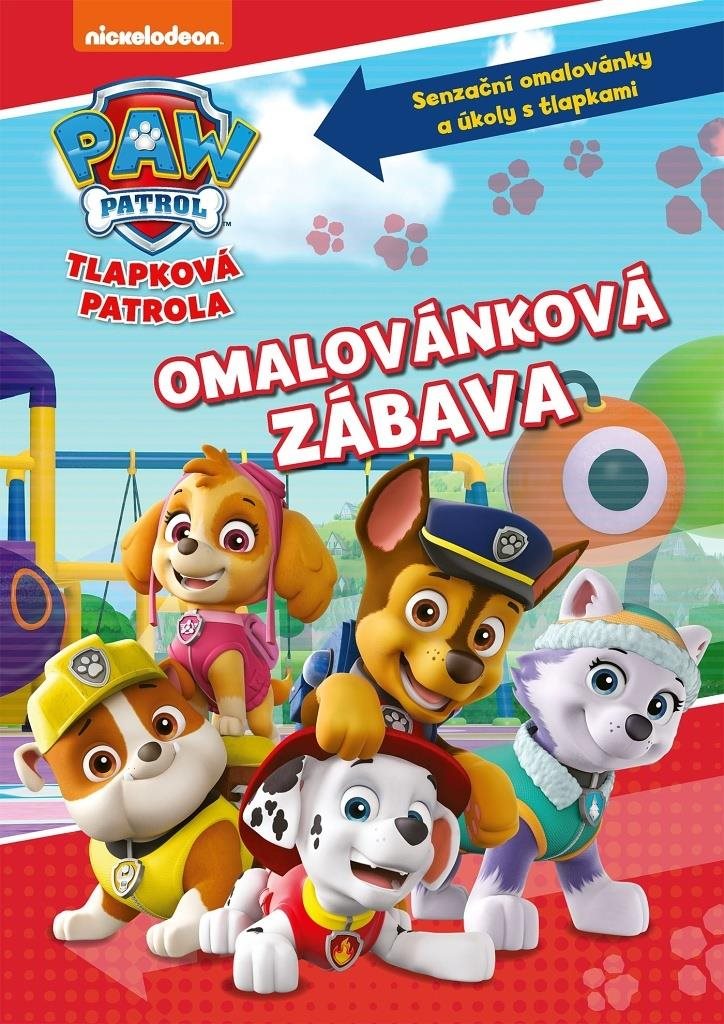 Tlapková patrola Omalovánková zábava: Senzační omalovánky a úkoly s tlapkami pro děti.