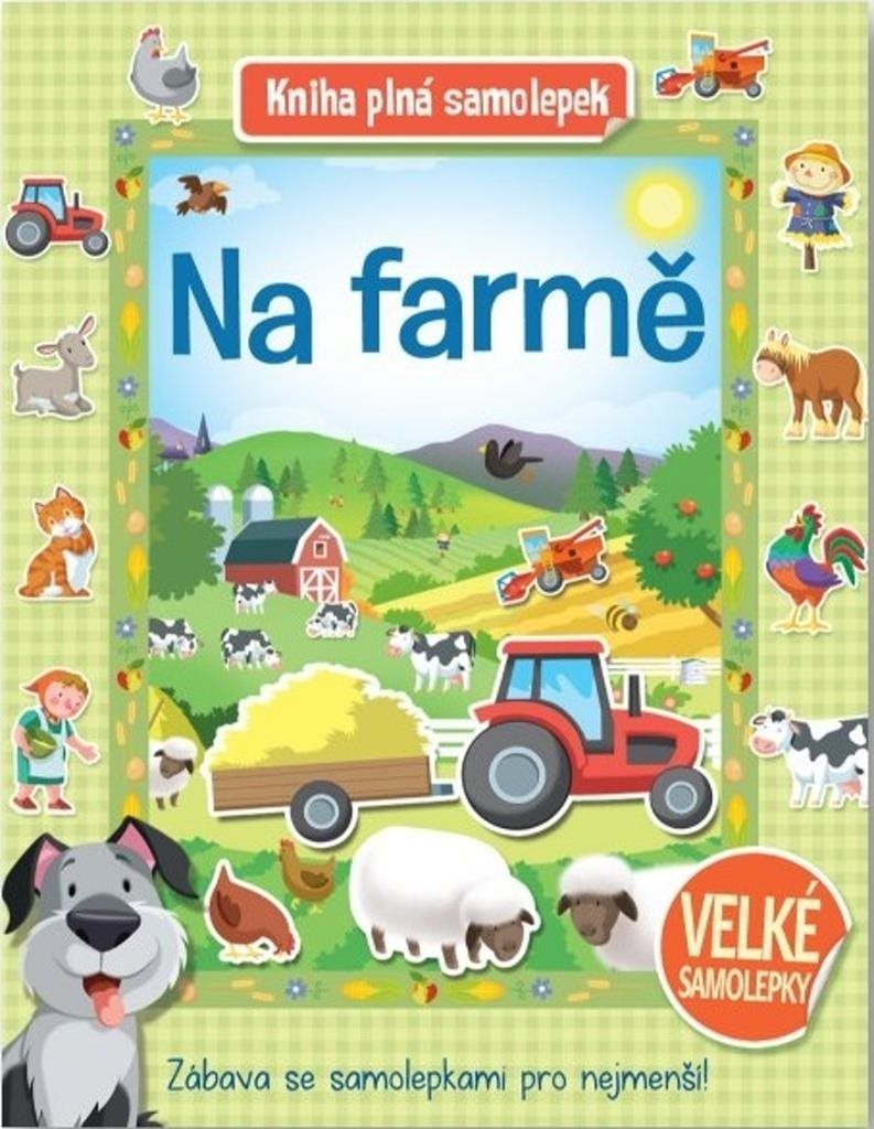 Na farmě Kniha plná samolepek