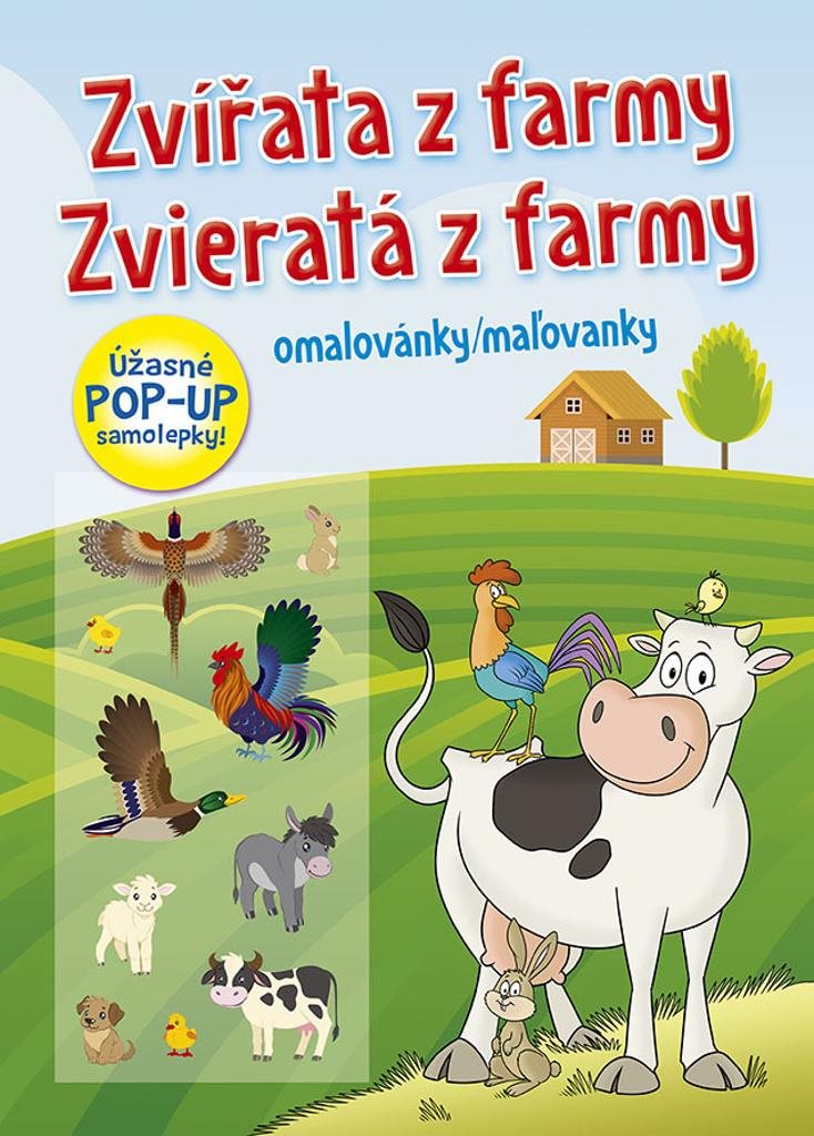 Omalovánky z farmy - naučte se o zvířatech a jejich chovu