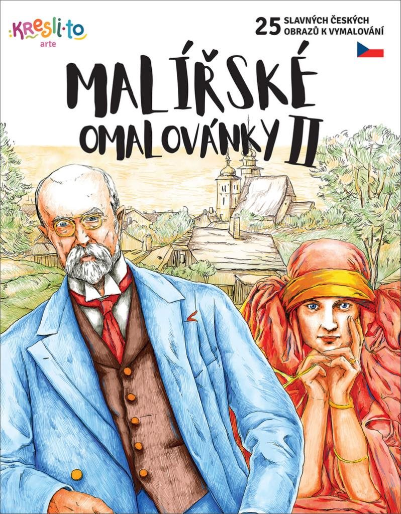Malířské omalovánky II: 25 slavných českých obrazů k vymalování