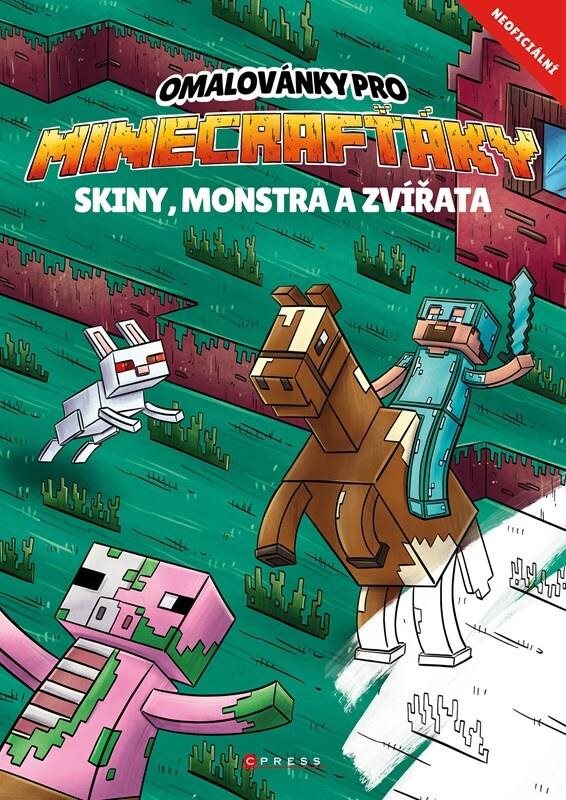 Omalovánky s motivy Minecraftu pro děti