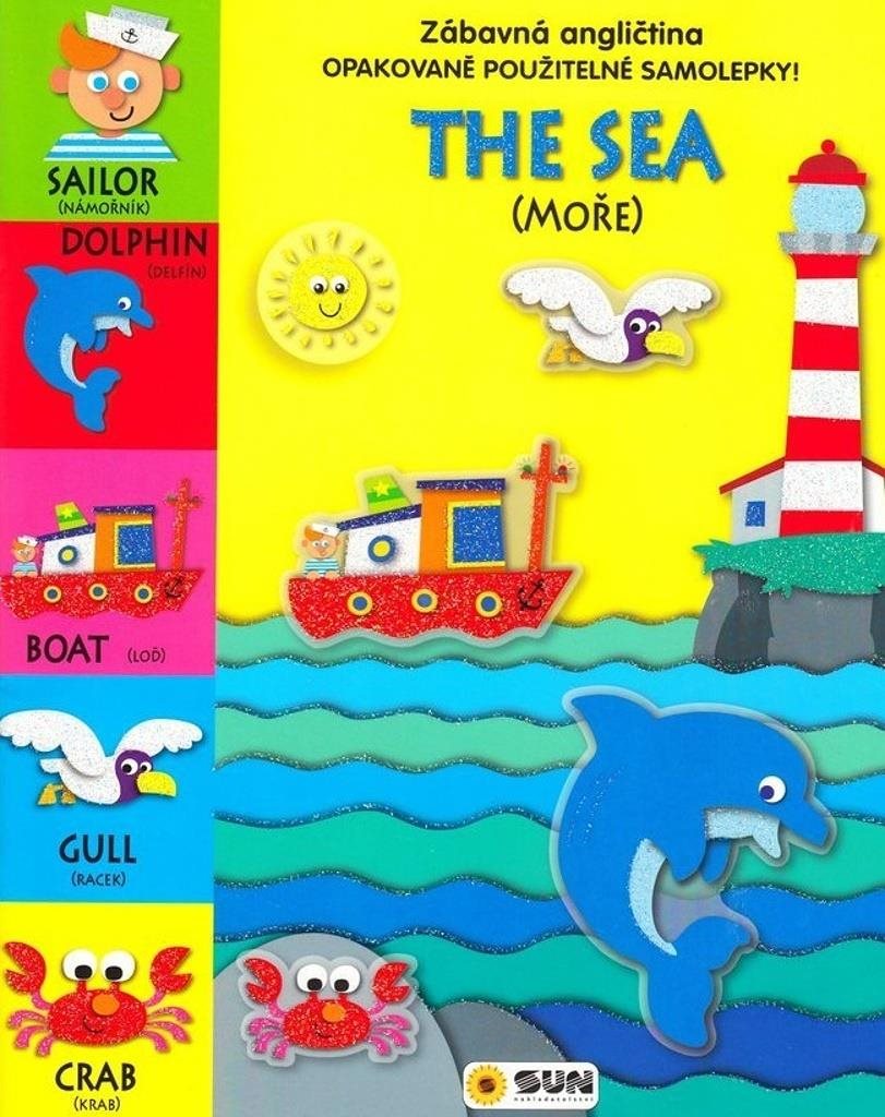 Zábavná angličtina The Sea: Opakovaně použitelné samolepky