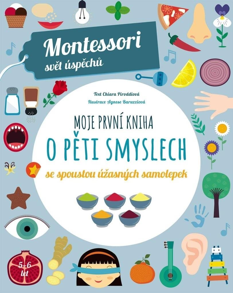 Moje první kniha o pěti smyslech: se spoustou úžasných samolepek