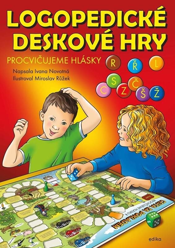 Logopedické deskové hry: Procvičujeme hlásky L, CSZ, ČŠŽ, R a Ř