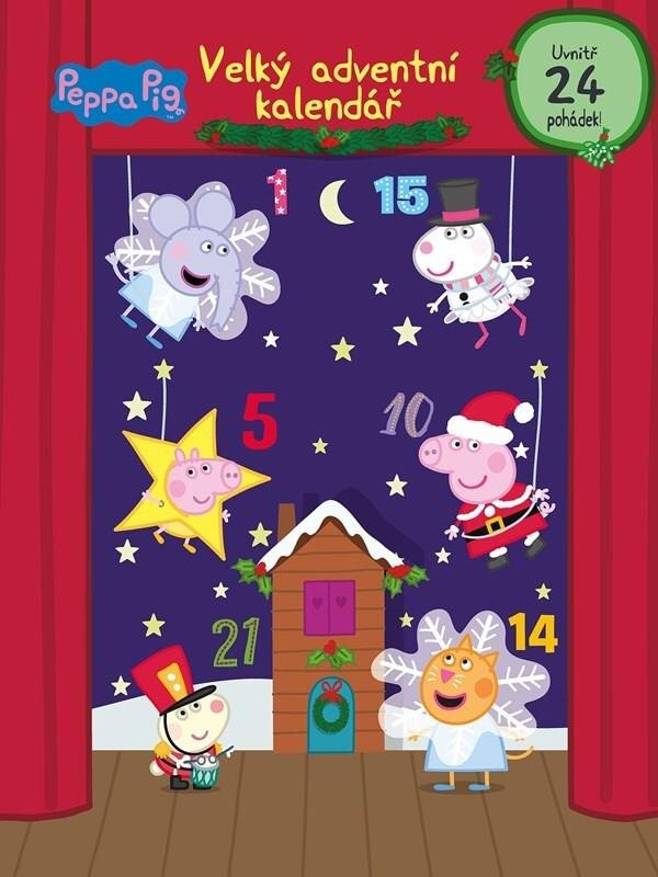Peppa Pig Velký adventní kalendář: Uvnitř 24 pohádek