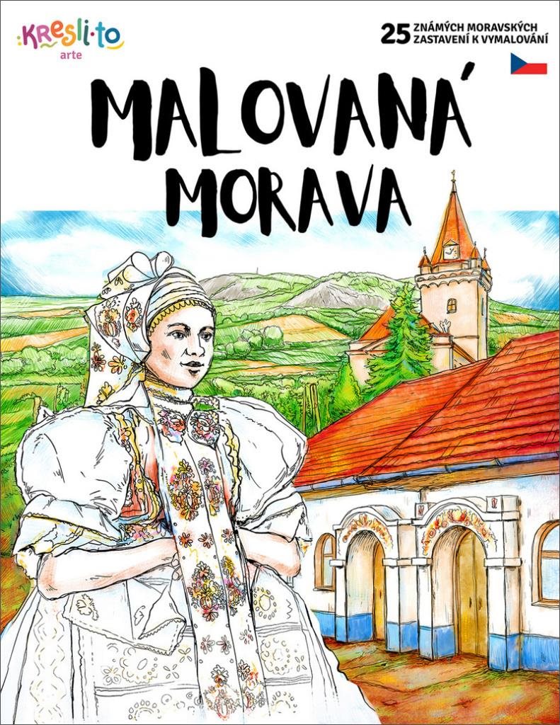 Malovaná Morava - set 25 známých moravských zastavení k vymalování