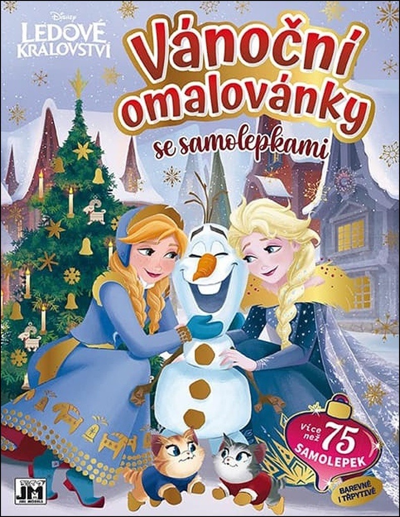 Vánoční omalovánky Ledové království
