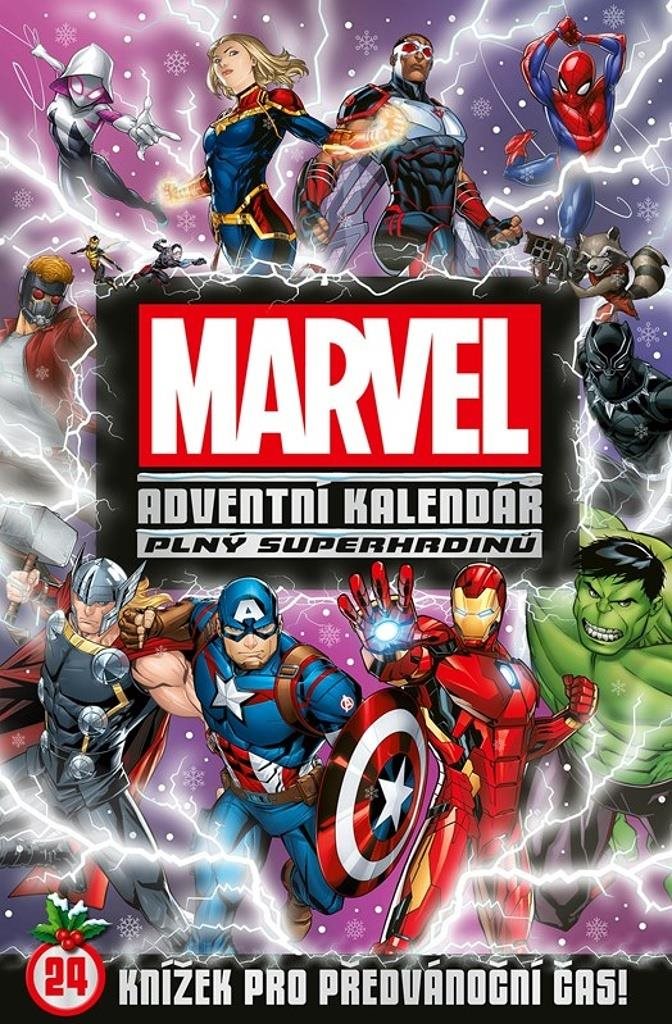 Marvel Adventní kalendář plný superhrdinů: 24 knížek pro předvánoční čas!