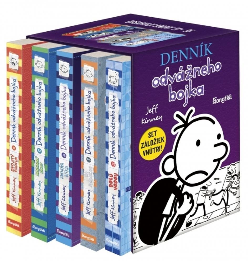 Denník odvážneho bojka 11-15: Set záložiek vnútri!