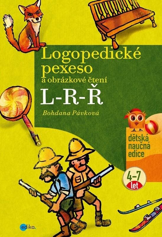 Logopedické pexeso L-R-Ř: a obrázkové čtení 4-7 let