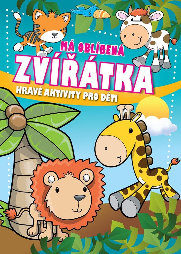 Oblíbená zvířátka malovaná na papíru