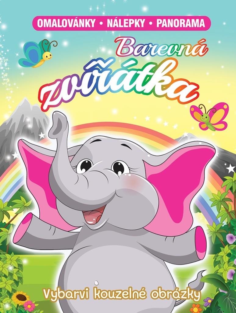 Barevná zvířátka: Vybarvi kouzelné obrázky