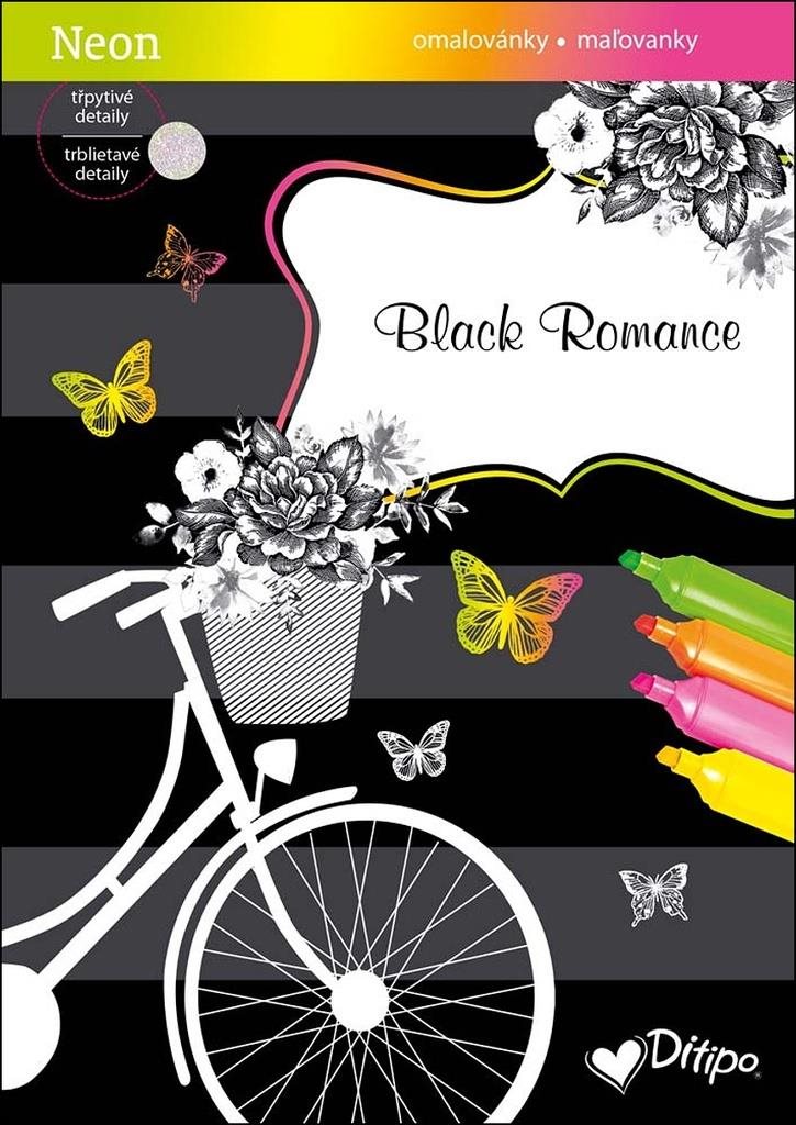 Omalovánky Black Romance Neon