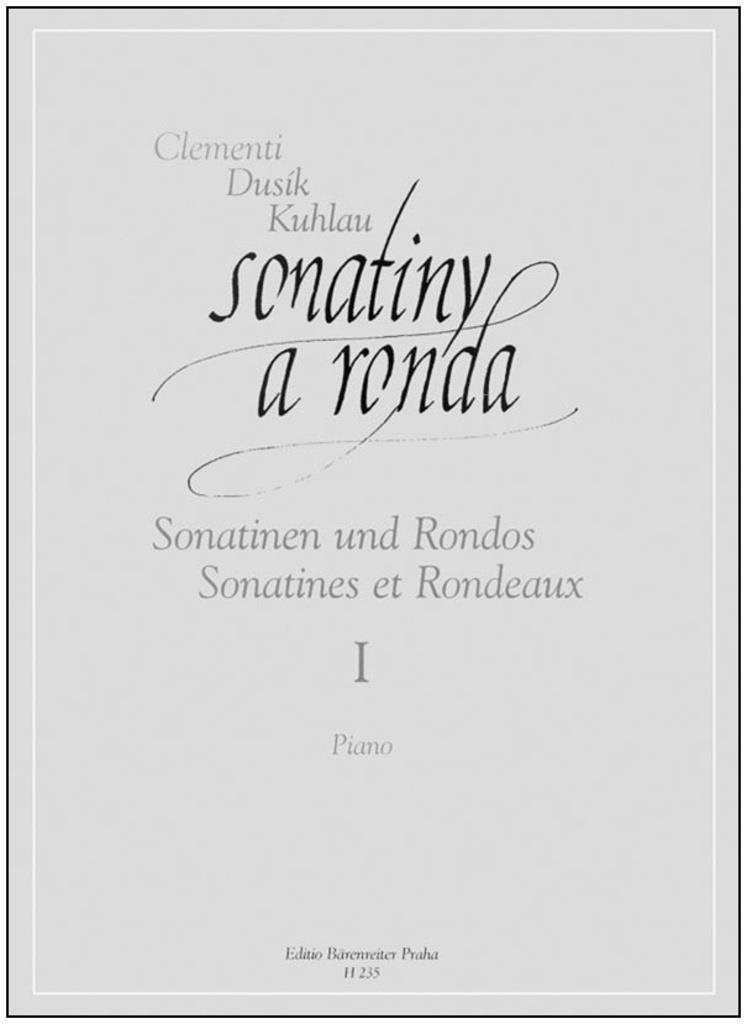 Sonatiny a ronda: I piano