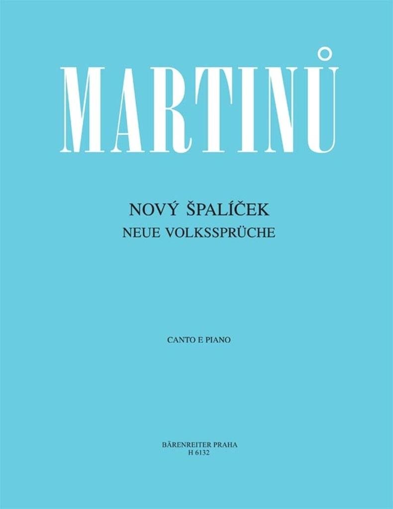 Nový Špalíček: Cyklus písní na texty moravské lidové poezie